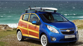 Cowabunga, Europe: The Chevy Spark Woodie Wagon